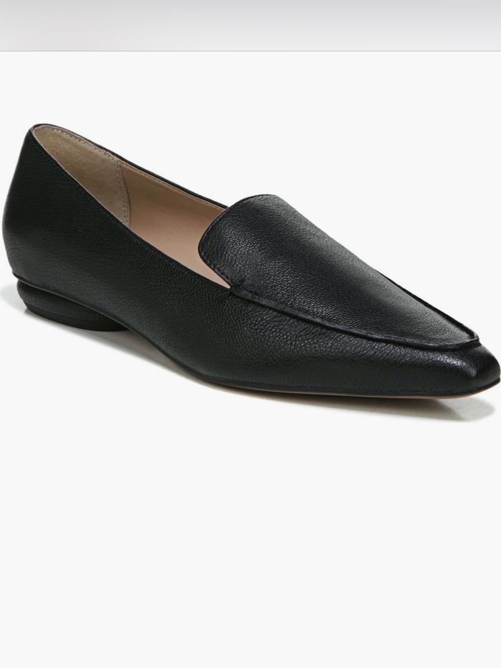 Franco Sarto Classic Black Leather Women's Loafer. Size 12.